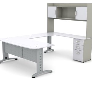 CONJUNTO EJECUTIVO DELTA, CON LIBRERO SOBREPONER  (DER./IZQ.)