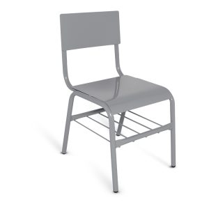 SILLA DE LAMINA STEEL CON PARRILLA
