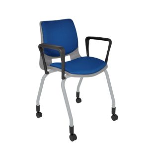 SILLA SECRETARIAL APILABLE BOLD TAPIZADA CON BRAZOS                                                                                                                                                                                                                              PINTADA.