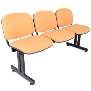 BANCA TANDEM ISO TAPIZADA 3 PLAZAS