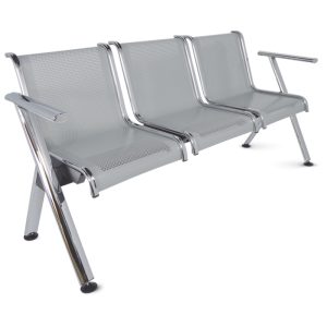BANCA STEEL TAPIZADA 5 PLAZAS