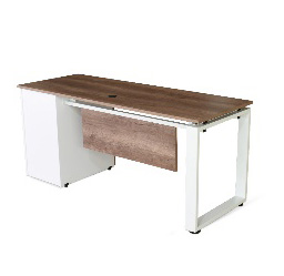 ESCRITORIO RECTO QUADRA CON PEDESTAL (DER./IZQ.)