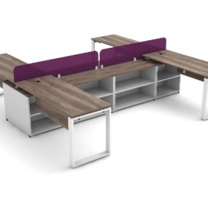 MODULO DE 4 USUARIOS BINARIA CON CUBIERTA DE 120X60