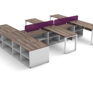 MODULO DE 4 USUARIOS BINARIA CON CUBIERTA DE 120X60