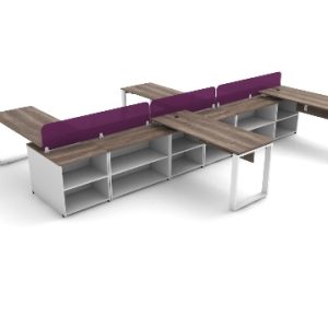 MODULO DE 4 USUARIOS BINARIA CON CUBIERTA DE 120X60