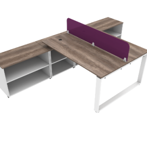 MODULO DE 4 USUARIOS BINARIA CON CUBIERTA DE 120X60